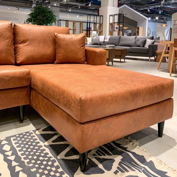 Bum L Shape Sofa Aero Brown - Image 2
