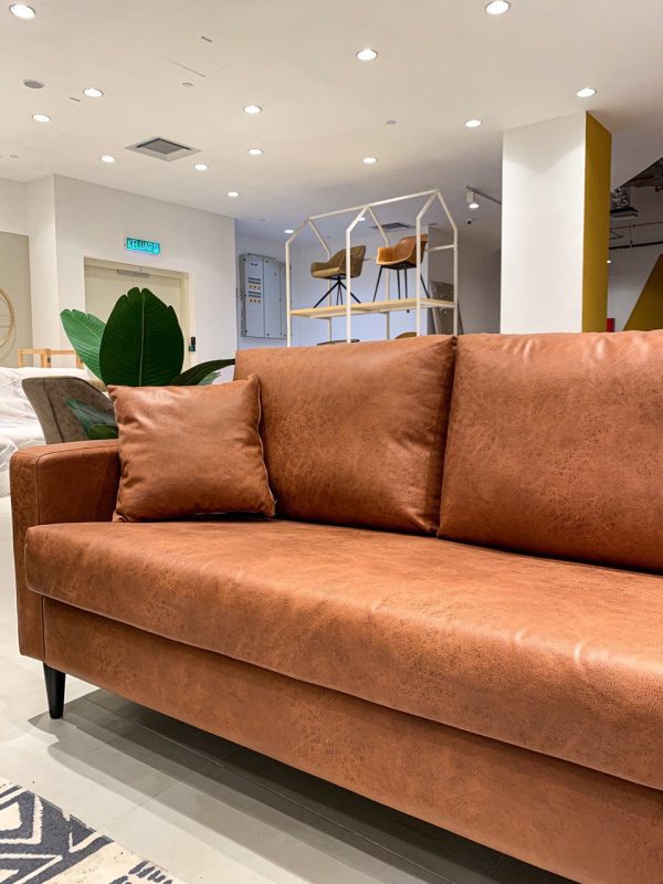 Bum L Shape Sofa Aero Brown - Image 3