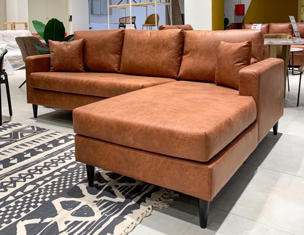 Bum L Shape Sofa Aero Brown - Image 4