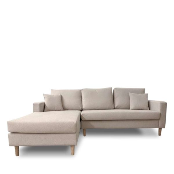 Bum L Shape Sofa Beige - Image 2