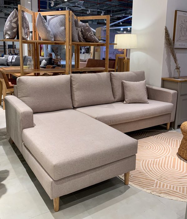Bum L Shape Sofa Beige - Image 5