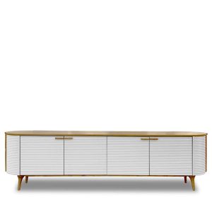 Luna White TV Console