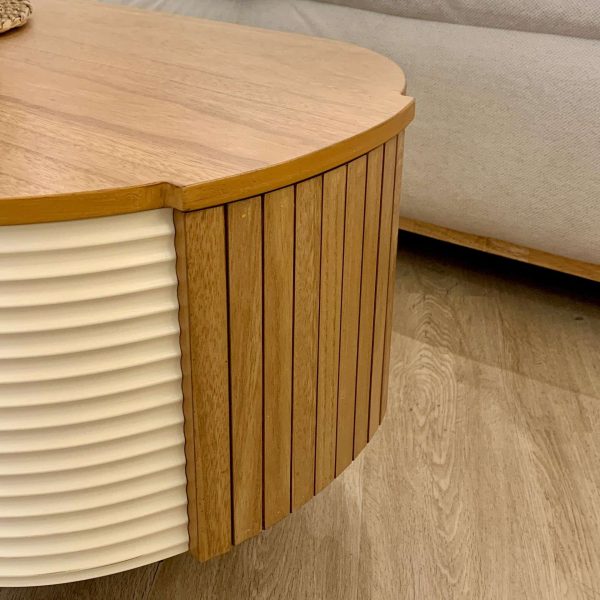 Luna White TV Console - Image 2