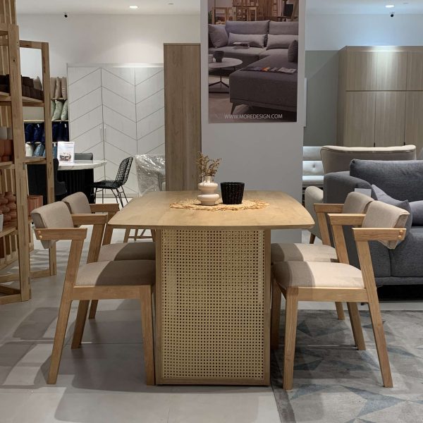 Noka Dining Table 6Ft Natural - Image 2
