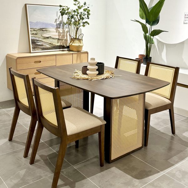 Noka Dining Table 6Ft Walnut - Image 2