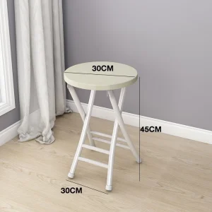 Home Office Round Chair White