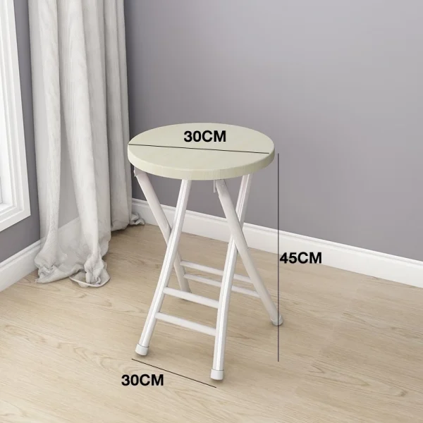 Home Office Round Chair White